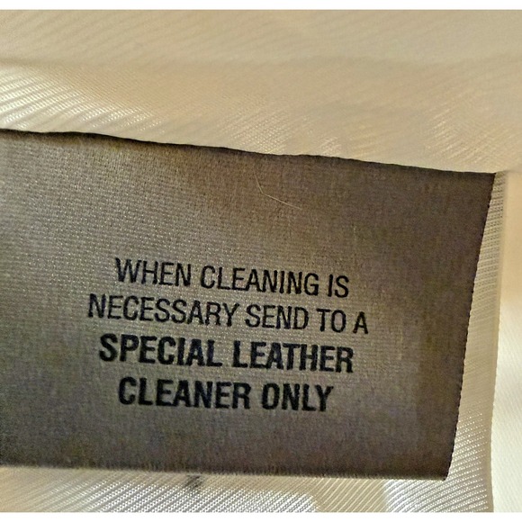 Wilsons Leather Cream Bomber Jacket - Picture 4 of 9